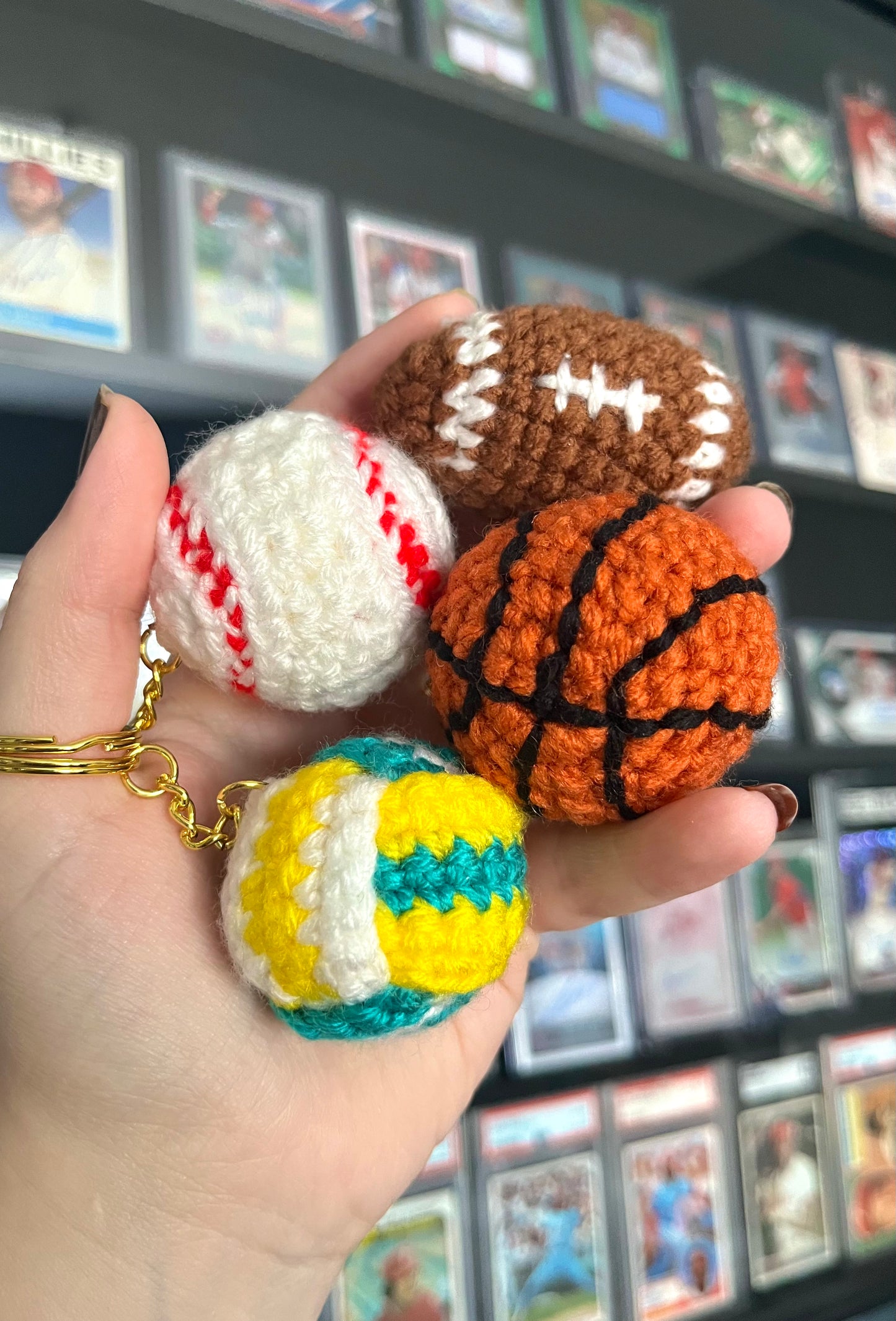 Volleyball Keychain