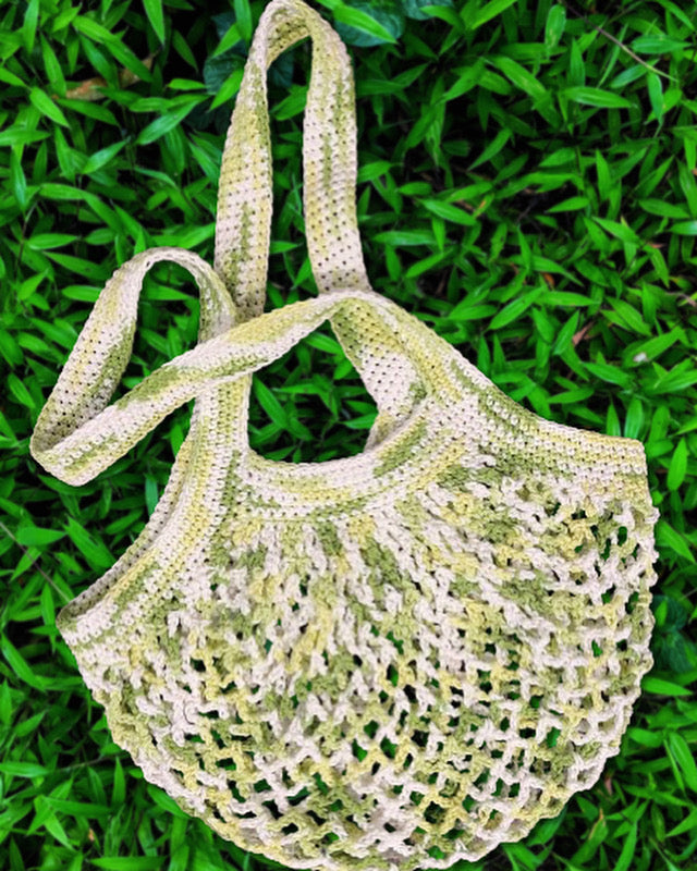 *CUSTOM* Mesh Market Bag