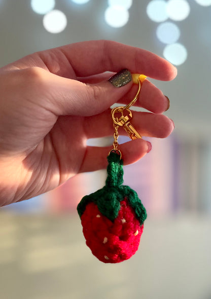 Strawberry Keychain