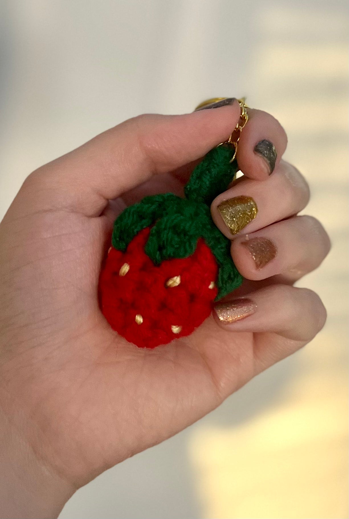 Strawberry Keychain