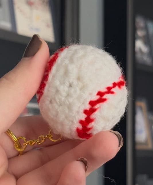 Baseball Keychain